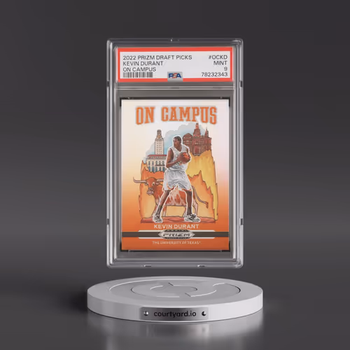 2022 Panini Prizm Draft Picks on Campus #OCKD Kevin Durant (PSA 9 MINT)
