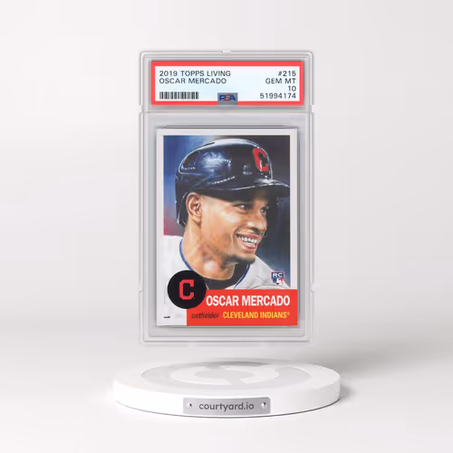 2019 Topps Living #215 Oscar Mercado (PSA 10 GEM MINT)