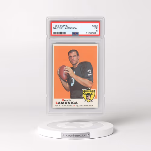 1969 Topps #263 Daryle Lamonica (PSA 5 EX)