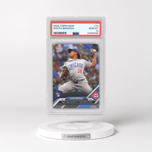 2024 Topps Now #72 Shota Imanaga (PSA 10 GEM MINT)
