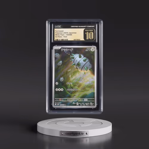 2025 White Flare - sv11W #144/086 Ferroseed - Art Rare Holo (CGC 10 PRISTINE)