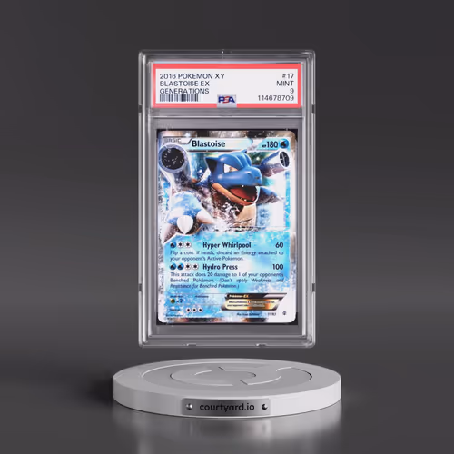 2016 Pokémon XY Generations #17 Blastoise EX - Holo (PSA 9 MINT)