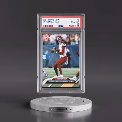 2024 Topps Now #5 Jayden Daniels (PSA 10 GEM MINT)