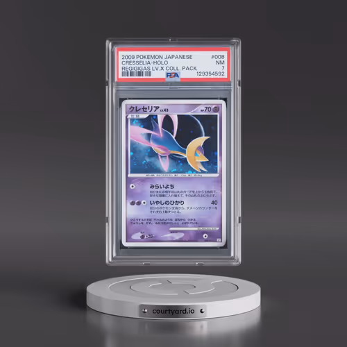 2009 Pokémon Regigigas LV.X Collection Pack #008 Cresselia - Holo (PSA 7 NM)