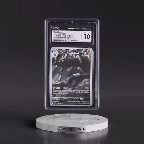 2023 Shrouded Fable - SFA EN #066/064 Houndoom - Illustration Rare Holo (CGC 10 GEM MINT)