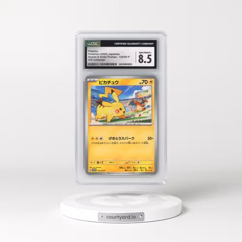 2009 Supreme Victors #120/147 Pikachu - Gym Event Campaign (CGC 8.5 NM-MT+)