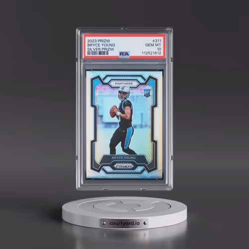 2023 Panini Prizm #311 Bryce Young - Silver Prizm (PSA 10 GEM MINT)