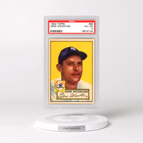 1952 Topps #99 Gene Woodling (PSA 4 VG-EX)