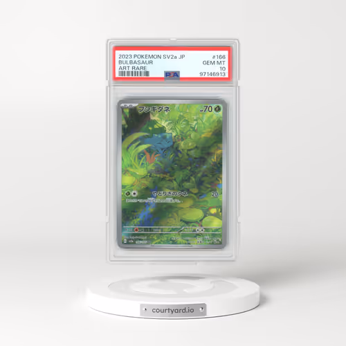 2023 Pokémon Sv2a-Pokemon 151 #166 Bulbasaur - Art Rare (PSA 10 GEM MINT)