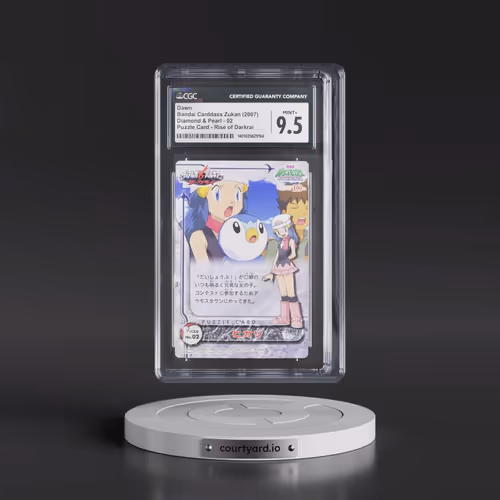 2007 Diamond & Pearl #02 Dawn - Puzzle Card Rise of Darkrai (CGC 9.5 MINT+)