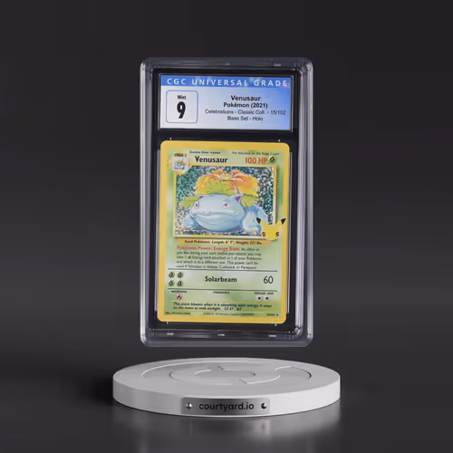 2021 Celebrations - Classic Collection #15/102 Venusaur - Base Set Holo (CGC 9 MINT)