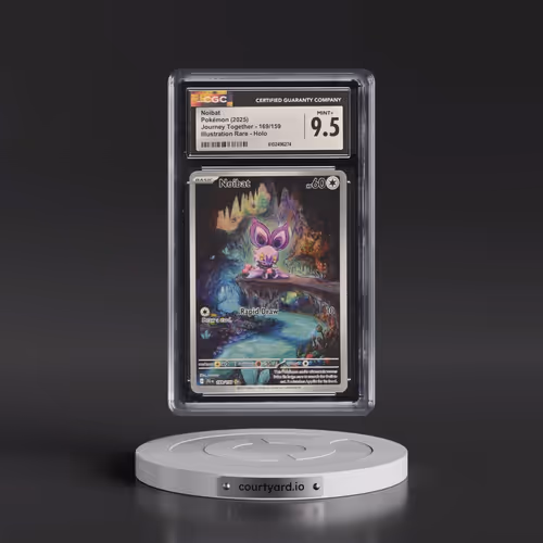 2025 Journey Together - JTG EN #169/159 Noibat - Illustration Rare Holo (CGC 9.5 MINT+)