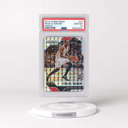 2016 Panini Prizm Mosaic #72 Pascal Siakam (PSA 10 GEM MINT)