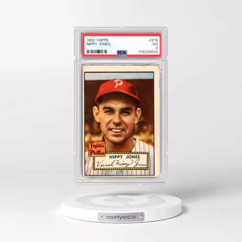 1952 Topps #213 Nippy Jones (PSA 3 VG)