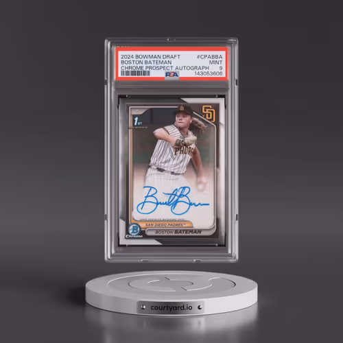 2024 Bowman Draft Chrome Prospect Autographs #CPABBA Boston Bateman (PSA 9 MINT)