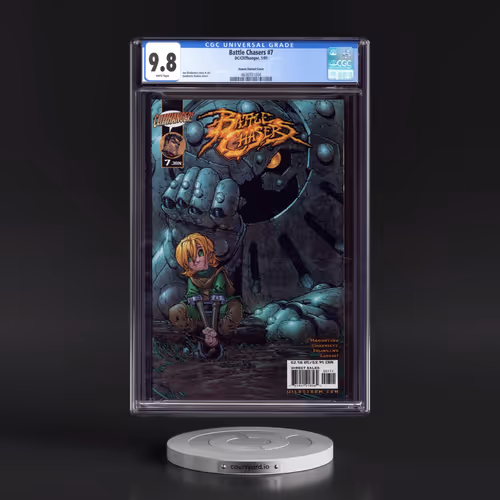 Battle Chasers #7 CGC 9.8 White Pages (DC/Cliffhanger, 1/01) - Universal Ramos Variant Cover