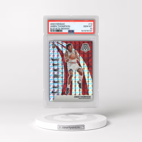2023 Panini Mosaic Elevate #13 Amen Thompson - Mosaic (PSA 10 GEM MINT)