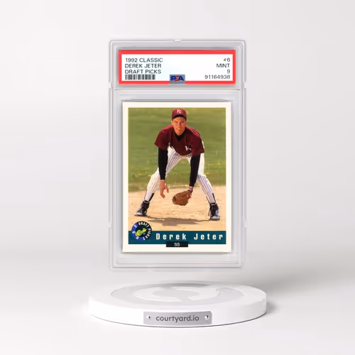 1992 Classic Draft Picks #6 Derek Jeter (PSA 9 MINT)