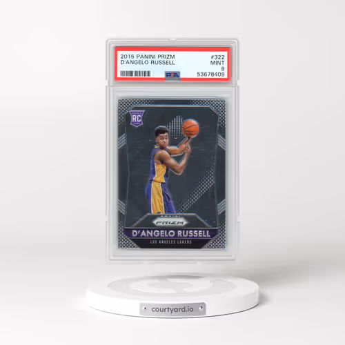 2015 Panini Prizm #322 D'Angelo Russell (PSA 9 MINT)