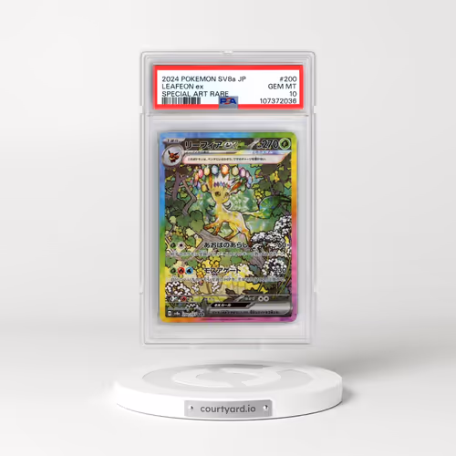2024 Pokémon Sv8a-Terastal Fest EX #200 Leafeon EX - Holo Special Art Rare (PSA 10 GEM MINT)