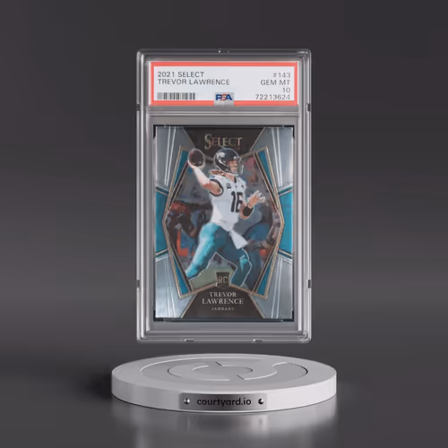 2021 Panini Select #143 Trevor Lawrence (PSA 10 GEM MINT)