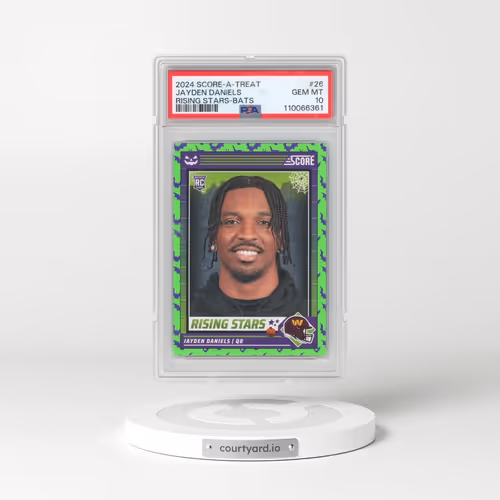 2024 Panini Score-A-Treat Rising Stars #26 Jayden Daniels - Bats (PSA 10 GEM MINT)