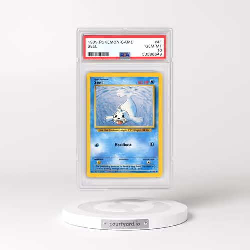 1999 Pokémon Game #41 Seel (PSA 10 GEM MINT)