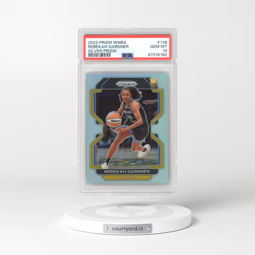 2022 Panini Prizm WNBA #138 Rebekah Gardner - Silver Prizm (PSA 10 GEM MINT)