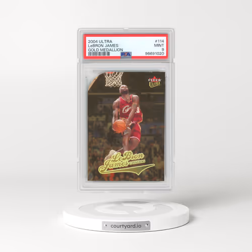 2004 Ultra #114 LeBron James - Gold Medallion (PSA 9 MINT)