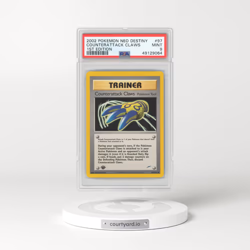 2002 Neo Destiny #97 Counterattack Claws - 1st Edition (PSA 9 MINT)