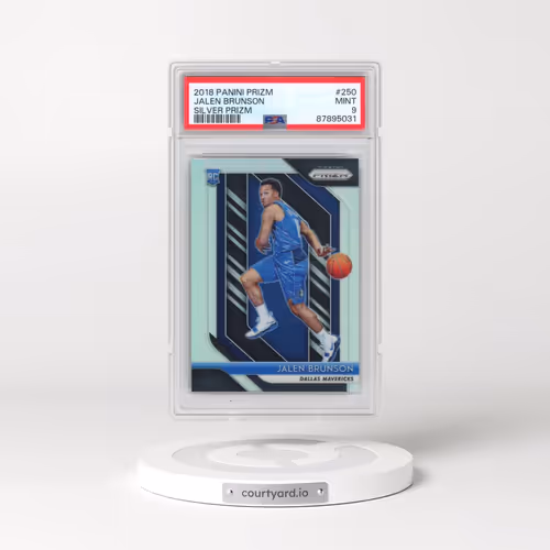 2018 Panini Prizm #250 Jalen Brunson - Silver Prizm (PSA 9 MINT)
