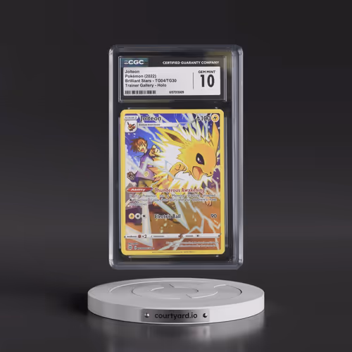 2022 Brilliant Stars #TG04/TG30 Jolteon - Trainer Gallery Holo (CGC 10 GEM MINT)