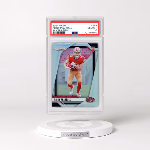 2024 Panini Prizm #383 Ricky Pearsall - Silver Prizm (PSA 10 GEM MINT)