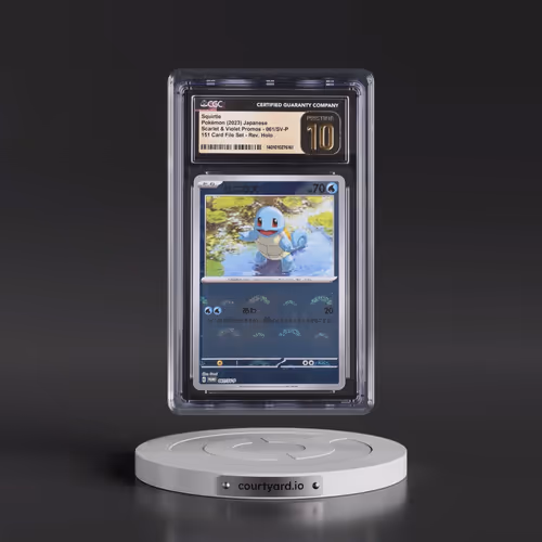 2022 Scarlet & Violet Promos #061/SV-P Squirtle - Reverse Holo 151Â Card File Set (Poké Ball ) (CGC