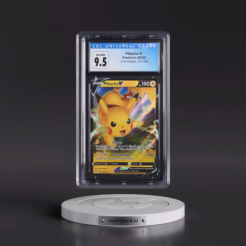 2020 Vivid Voltage #043/185 Pikachu V - Holo (CGC 10 GEM MINT)