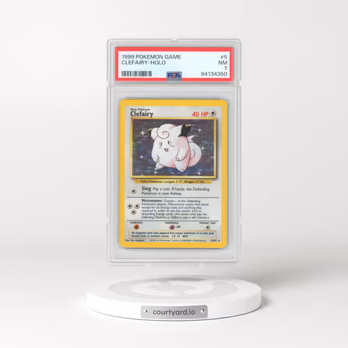 1999 Pokémon Game #5 Clefairy - Holo (PSA 7 NM)