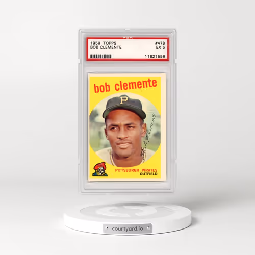 1959 Topps #478 Bob Clemente (PSA 5 EX)