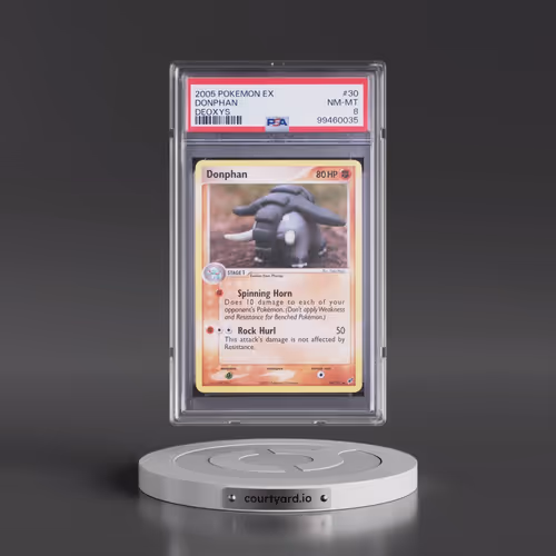 2005 Pokémon EX Deoxys #30 Donphan (PSA 8 NM-MT)