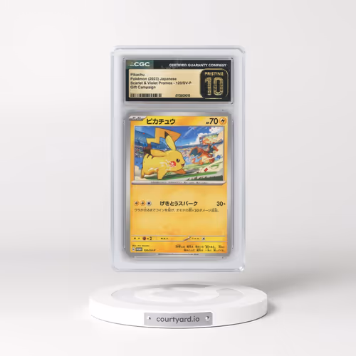 2022 Scarlet & Violet Promos #120/SV-P Pikachu - Gift Campaign (CGC 10 PRISTINE)
