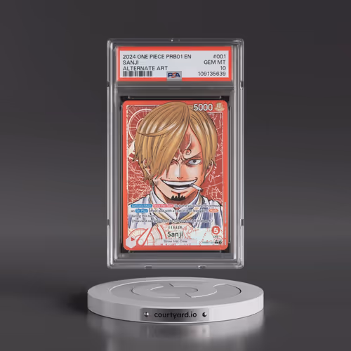 2024 One Piece PRB01-Premium Booster -One Piece Card the Best #001 Sanji - Alternate Art (PSA 10 GEM