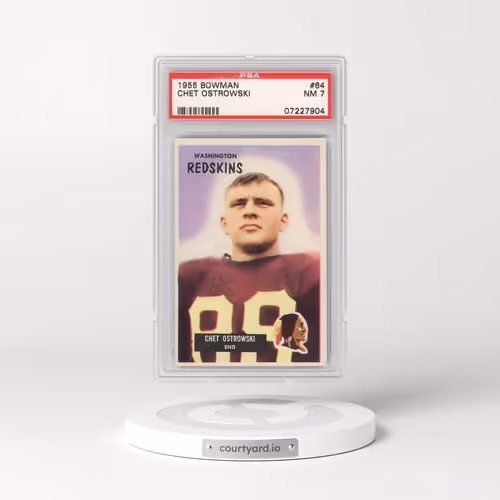 1955 Bowman #64 Chet Ostrowski (PSA 7 NM)