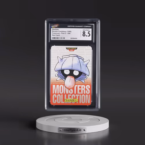 1996 (Monsters Collection) Part 2 #090 Shellder - Red Card (CGC 8.5 NM-MT+)