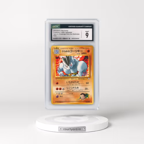 1999 Gym 2: Challenge from the Darkness #68 Giovanni's Machamp - Holo (CGC 9 MINT)