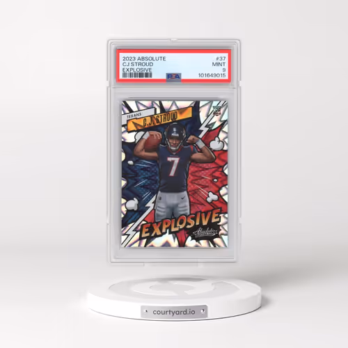 2023 Panini Absolute Explosive #37 CJ Stroud (PSA 9 MINT)