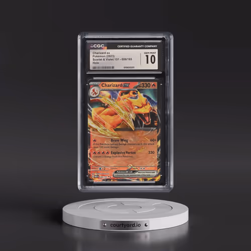 2023 Scarlet & Violet 151 - MEW EN #006/165 Charizard ex - Holo (CGC 10 GEM MINT)