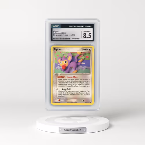 2005 EX Unseen Forces #34/115 Aipom (CGC 8.5 NM-MT+)