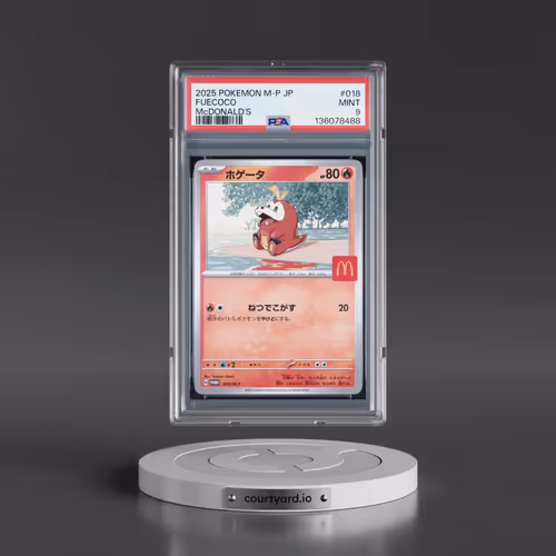 2025 Pokémon M-P Promo #018 Fuecoco - McDonald's (PSA 9 MINT)