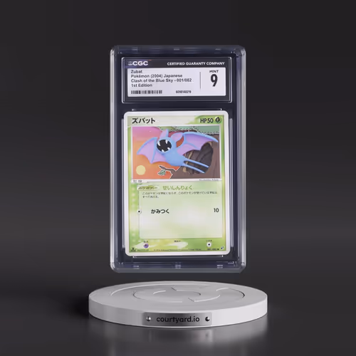 2004 Clash of the Blue Sky #001/082 Zubat - 1st Edition (CGC 9 MINT)