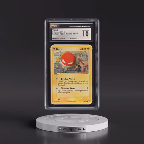 2004 EX Team Rocket Returns #80/109 Voltorb (CGC 10 GEM MINT)
