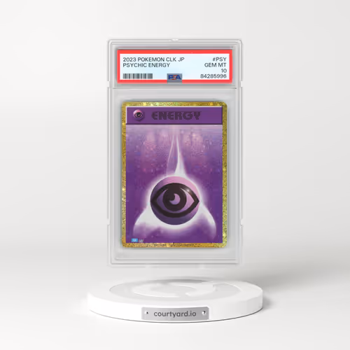 2023 Pokémon Clk-Trading Card Game Classic Blastoise & Suicune EX Deck #PSY Psychic Energy (PSA 10 GEM MINT)